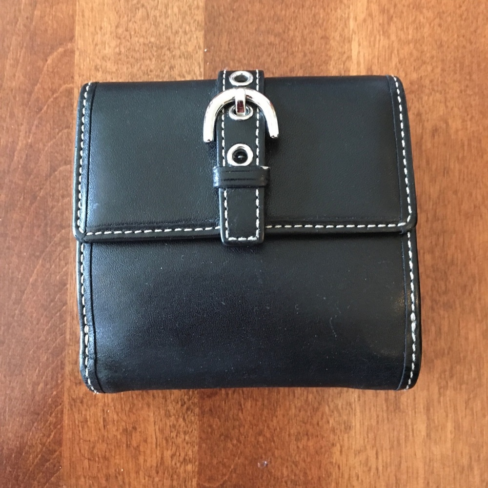 COACH WALLET, Black Leather, Excellent Condition!